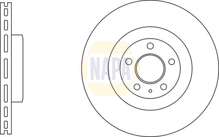 Napa NBD5681 Brake Disc - 1