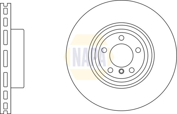 Napa NBD5683 Brake Disc - 1