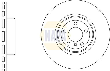 Napa NBD5684 Brake Disc - 1