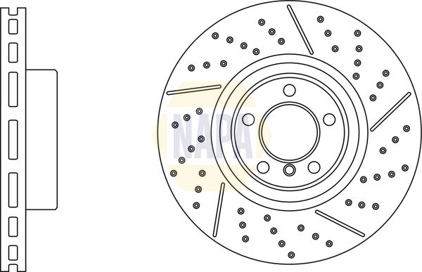 Napa NBD5685 Brake Disc - 1