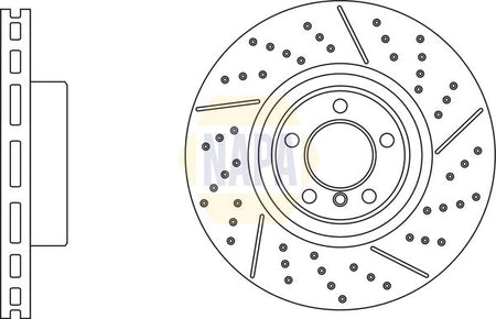 Napa NBD5685 Brake Disc - 1