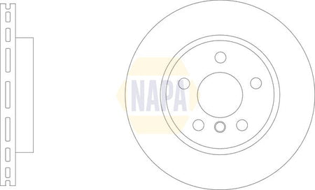 Napa NBD5692 Brake Disc - 1