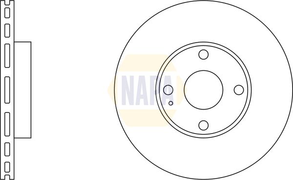 Napa NBD5717 Brake Disc - 1