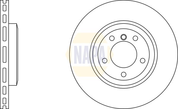 Napa NBD5728 Brake Disc - 1