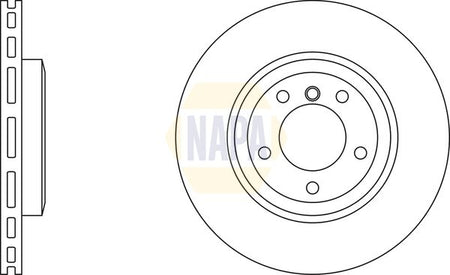 Napa NBD5728 Brake Disc - 1