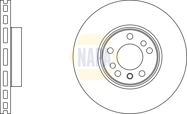 Napa NBD5730 Brake Disc - 1