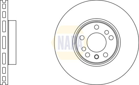 Napa NBD5730 Brake Disc - 1