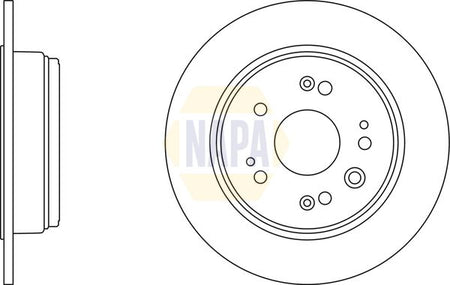 Napa NBD5734 Brake Disc - 1