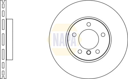 Napa NBD5736 Brake Disc - 1