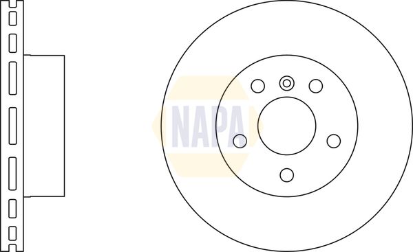 Napa NBD5752 Brake Disc - 1