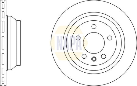 Napa NBD5763 Brake Disc - 1
