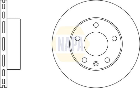 Napa NBD5766 Brake Disc - 1