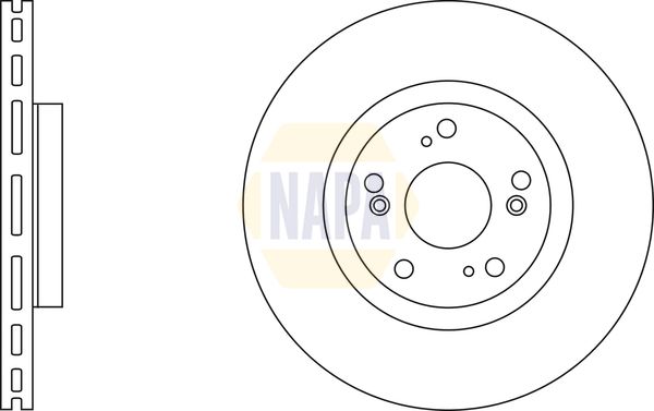 Napa NBD5767 Brake Disc - 1