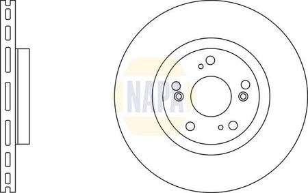 Napa NBD5767 Brake Disc - 1