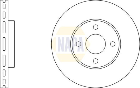 Napa NBD5769 Brake Disc - 1