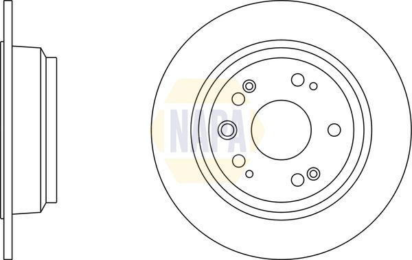 Napa NBD5770 Brake Disc - 1