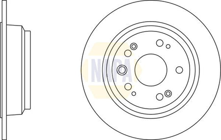Napa NBD5770 Brake Disc - 1