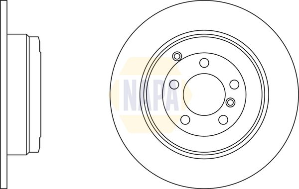 Napa NBD5773 Brake Disc - 1