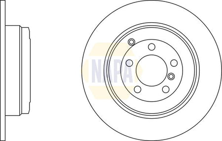 Napa NBD5773 Brake Disc - 1
