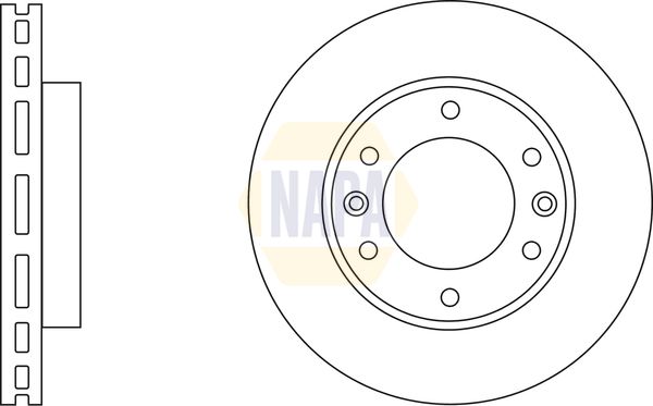 Napa NBD5778 Brake Disc - 1