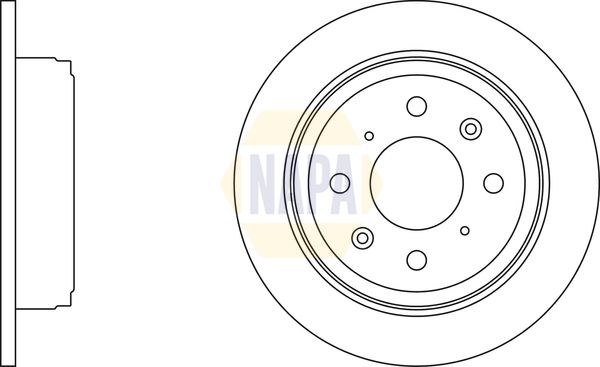Napa NBD5780 Brake Disc - 1