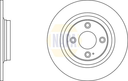 Napa NBD5781 Brake Disc - 1