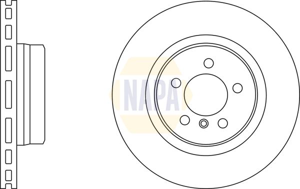 Napa NBD5782 Brake Disc - 1
