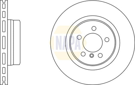 Napa NBD5782 Brake Disc - 1