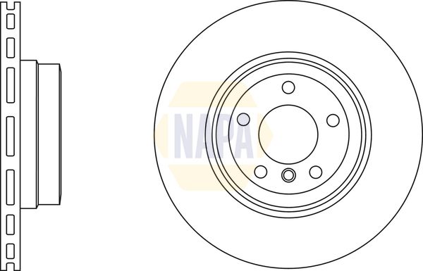 Napa NBD5783 Brake Disc - 1