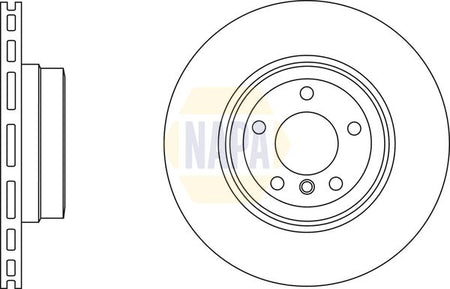 Napa NBD5783 Brake Disc - 1