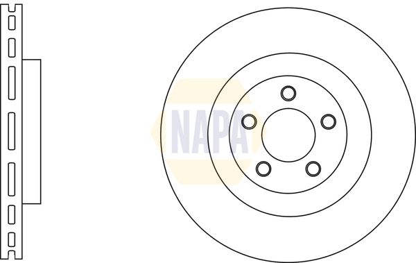 Napa NBD5785 Brake Disc - 1
