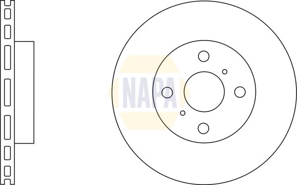 Napa NBD5788 Brake Disc - 1