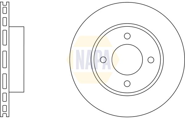 Napa NBD5789 Brake Disc - 1