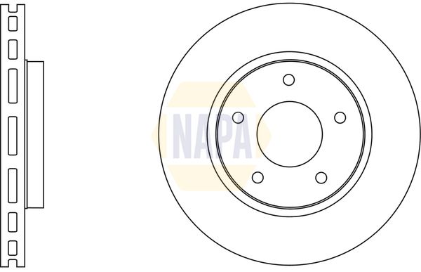 Napa NBD5792 Brake Disc - 1