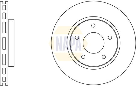 Napa NBD5792 Brake Disc - 1