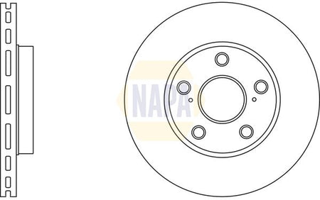Napa NBD5800 Brake Disc - 1