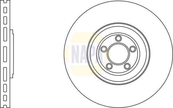 Napa NBD5806 Brake Disc - 1