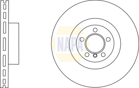 Napa NBD5814 Brake Disc - 1