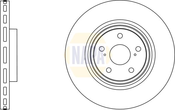 Napa NBD5815 Brake Disc - 1