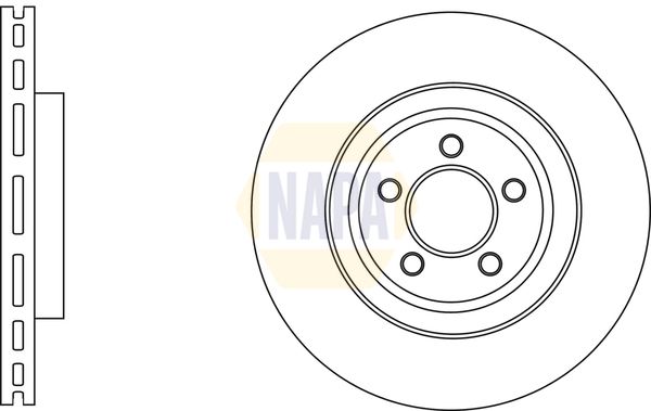 Napa NBD5819 Brake Disc - 1
