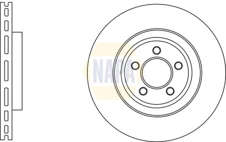 Napa NBD5819 Brake Disc - 1