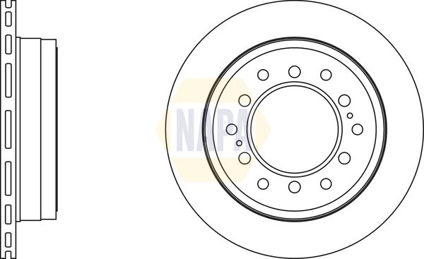 Napa NBD5820 Brake Disc - 1