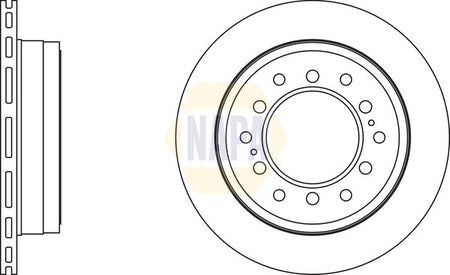 Napa NBD5820 Brake Disc - 1