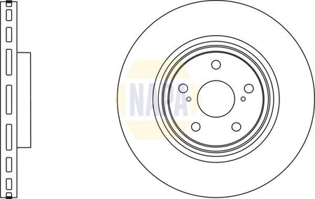 Napa NBD5821 Brake Disc - 1