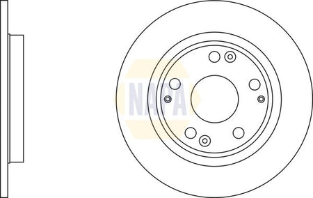 Napa NBD5823 Brake Disc - 1