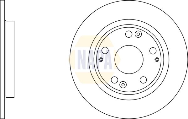 Napa NBD5823 Brake Disc - 1