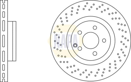 Napa NBD5826 Brake Disc - 1