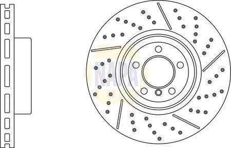 Napa NBD5835 Brake Disc - 1