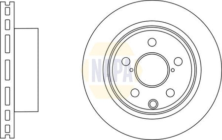 Napa NBD5838 Brake Disc - 1