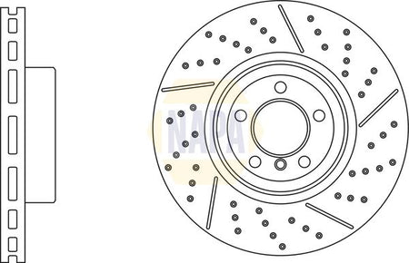 Napa NBD5848 Brake Disc - 1
